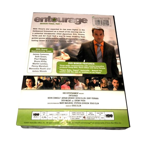 ENTOURAGE COMPLETE SEASON 3 PART 1 WITH 5 POST CARDS OF MAIN CHARACTERS HBO - Picture 2 of 3